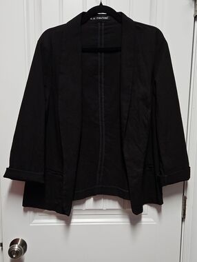Maurices Black Open-Front Blazer